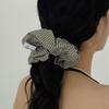 Oar Wide Stripe Shirt Scrunchie [Khaki]
