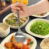 Stainless Steel Kitchen Spoon Fork Thickened Serving Soup Spoon Salad Spoon  Hotel