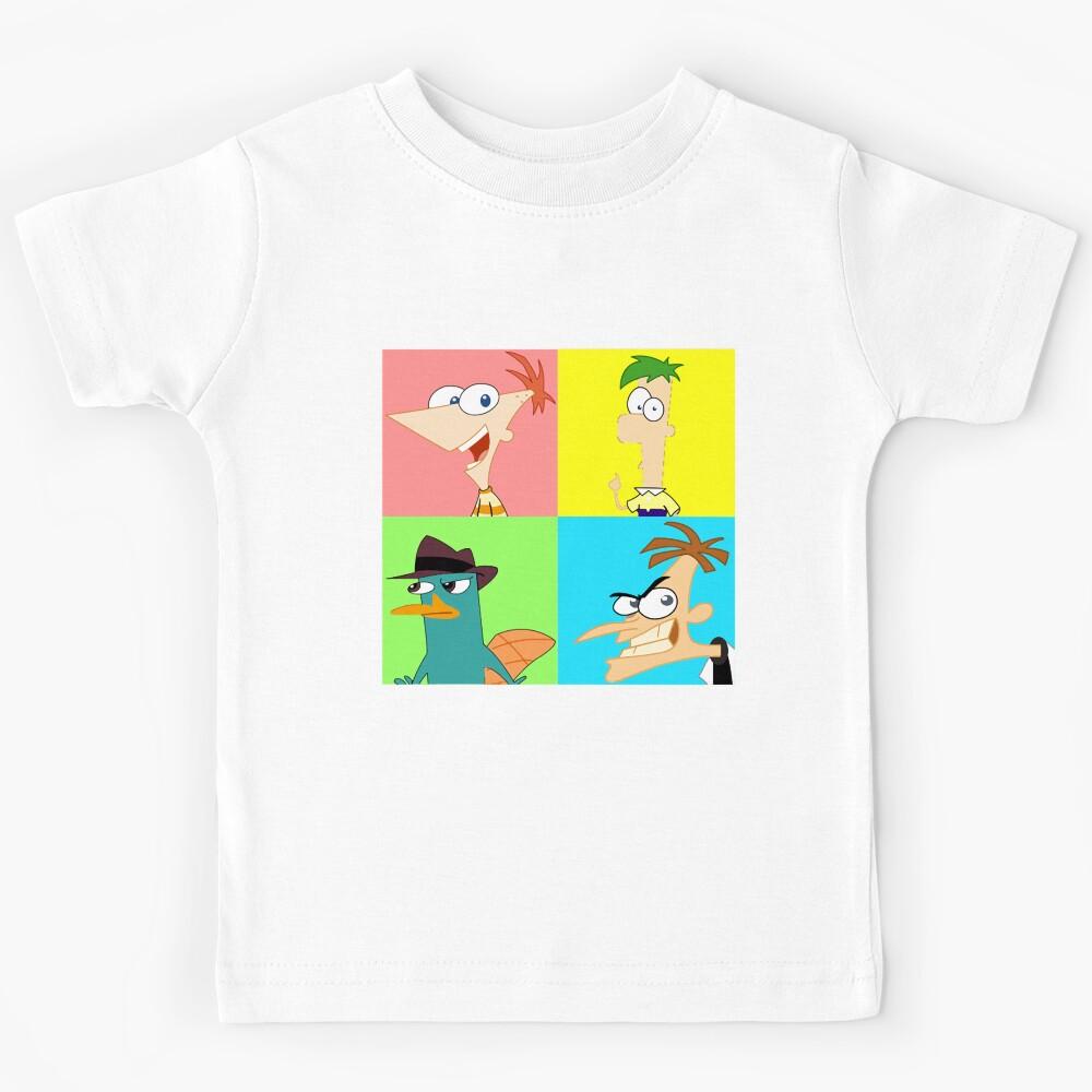 Rock Phineas Ferb Pop Graphic For Fan Kids T-Shirt 140