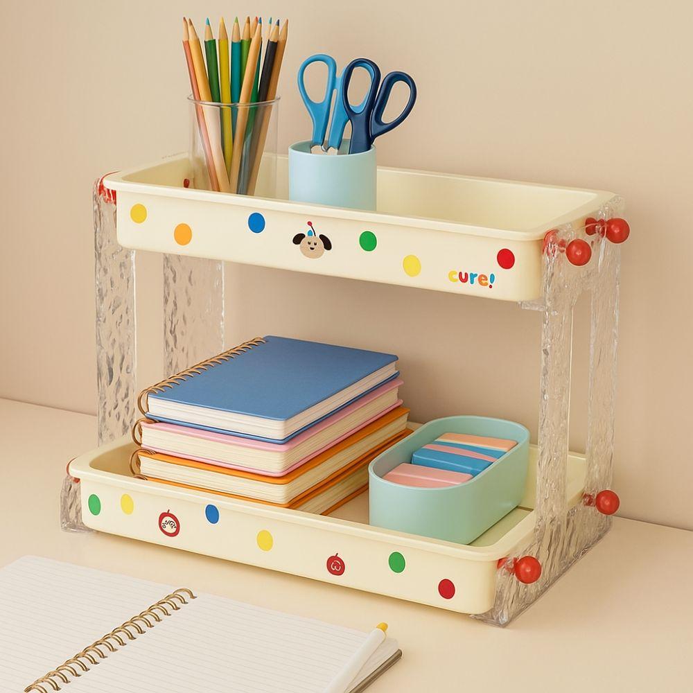 Detachable Spice Rack High-capacity Standing Seasoning Rack 2-layer Storage Rack  Kitchen