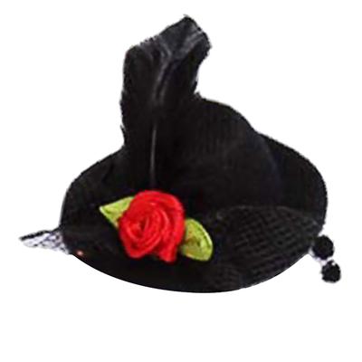Children's Top Hat Hairpin Mini Feather Small Hat Hairpin Small Flower Hair Jewelry Single Flower