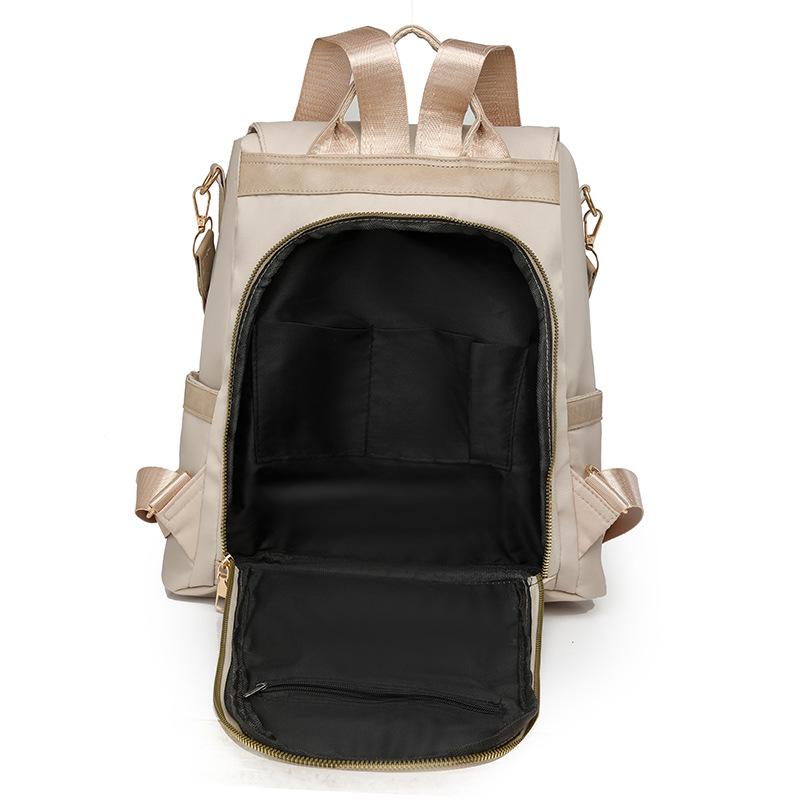 Backpack Women's New Korean Version Large-capacity Anti-splashing Anti-theft Backpack Portable Simple Schoolbag