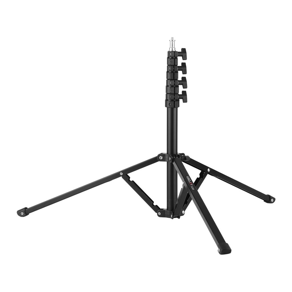 KINGJOY FL2009 Adjustable Metal Tripod Light Stand 10kg 22lbs Load Capacity 1 4 Inch Screw Max. Height 182cm 6ft for