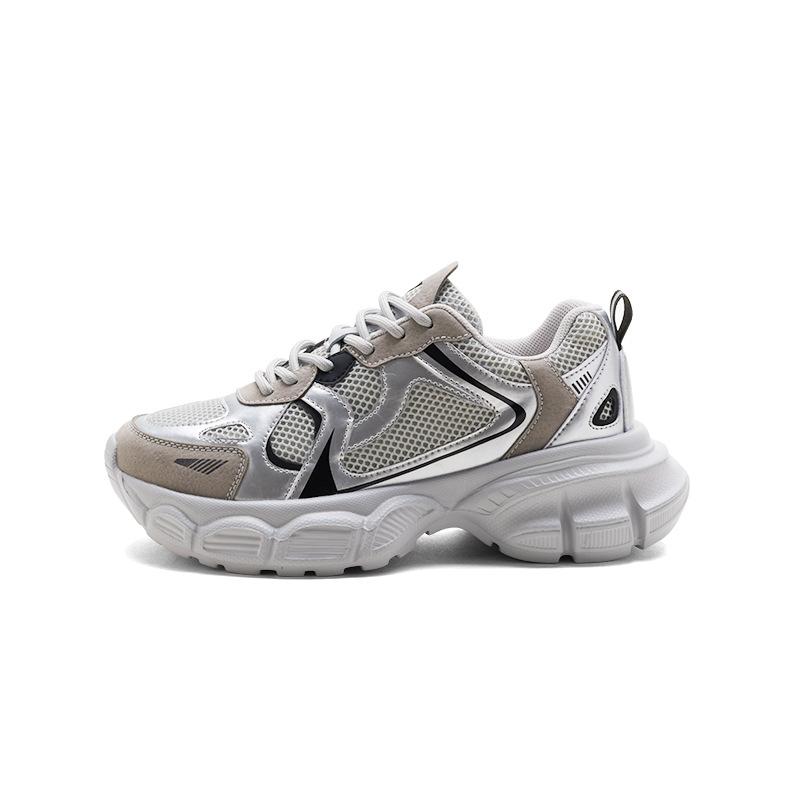 Augustine Platform Dad Shoes Women 2025 New Summer Mesh Student Running Sports Shoes Lightweight Casual Shoes