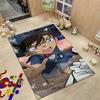 Anime Detective Action Indoor Rug Soft Texture Nonslip Carpet For Girls Bedroom Play Area Home Decor Halloween Gift
