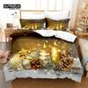 Christmas Bedding Set, Santa Claus Duvet Cover Set, Soft Comfortable Breathable Duvet Cover, For Bedroom Guest Room Decor