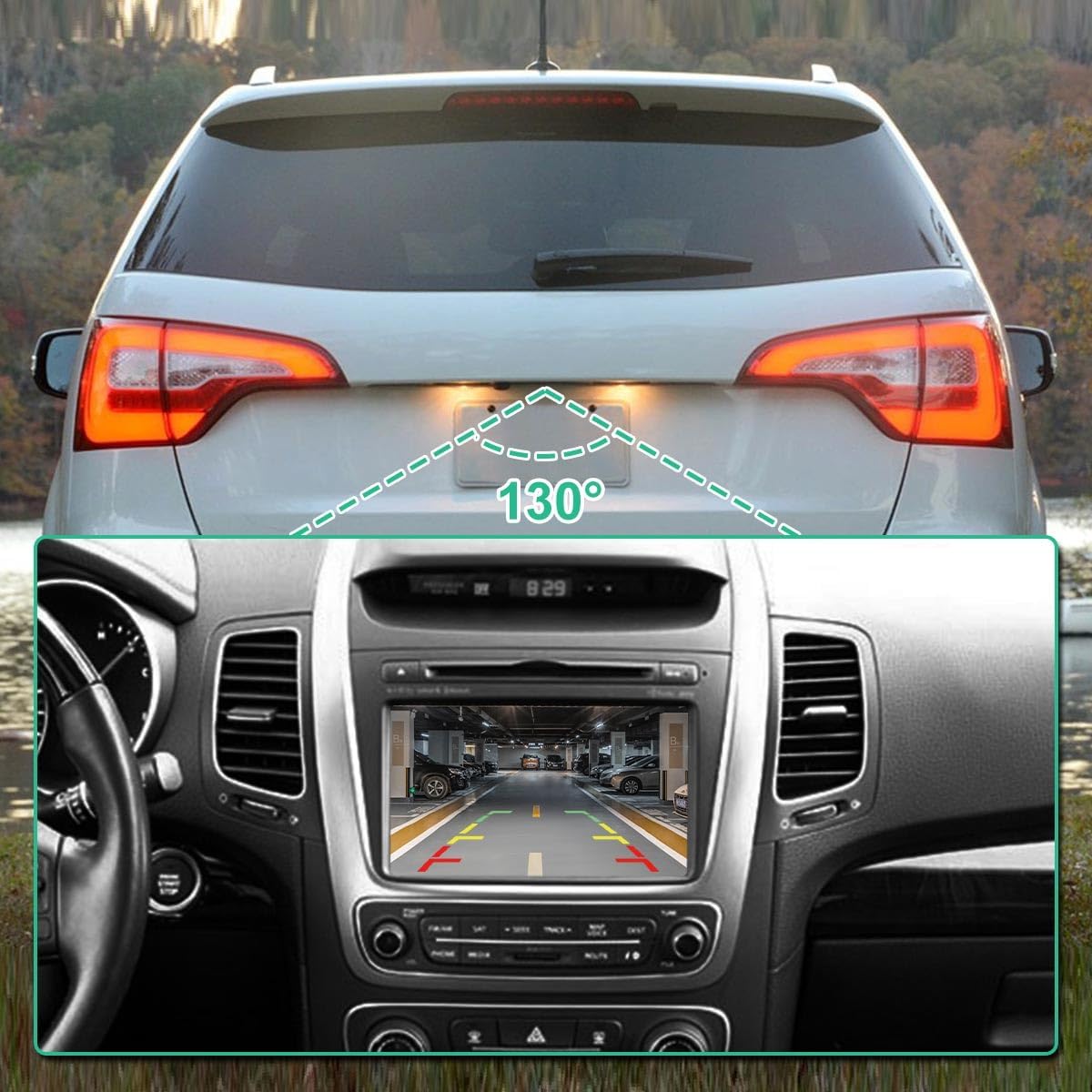 95760-2P600 Rear View Backup Camera Fit for Kia Sorento 2014 2015, GreenYi Parking Assist Cam Replaces OE Number 95760-2P600, 957602P600,