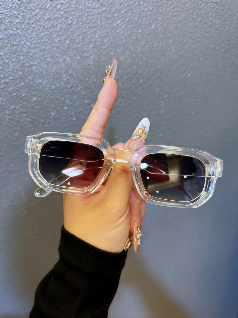 New Small Rectangle Sunglasses Women Fashion Brand Square Sun Glasses Men Classic Vintage Punk Shades UV400