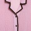 ZR Women's Summer 2025 Fashion Lapel Jacket & Shorts Set