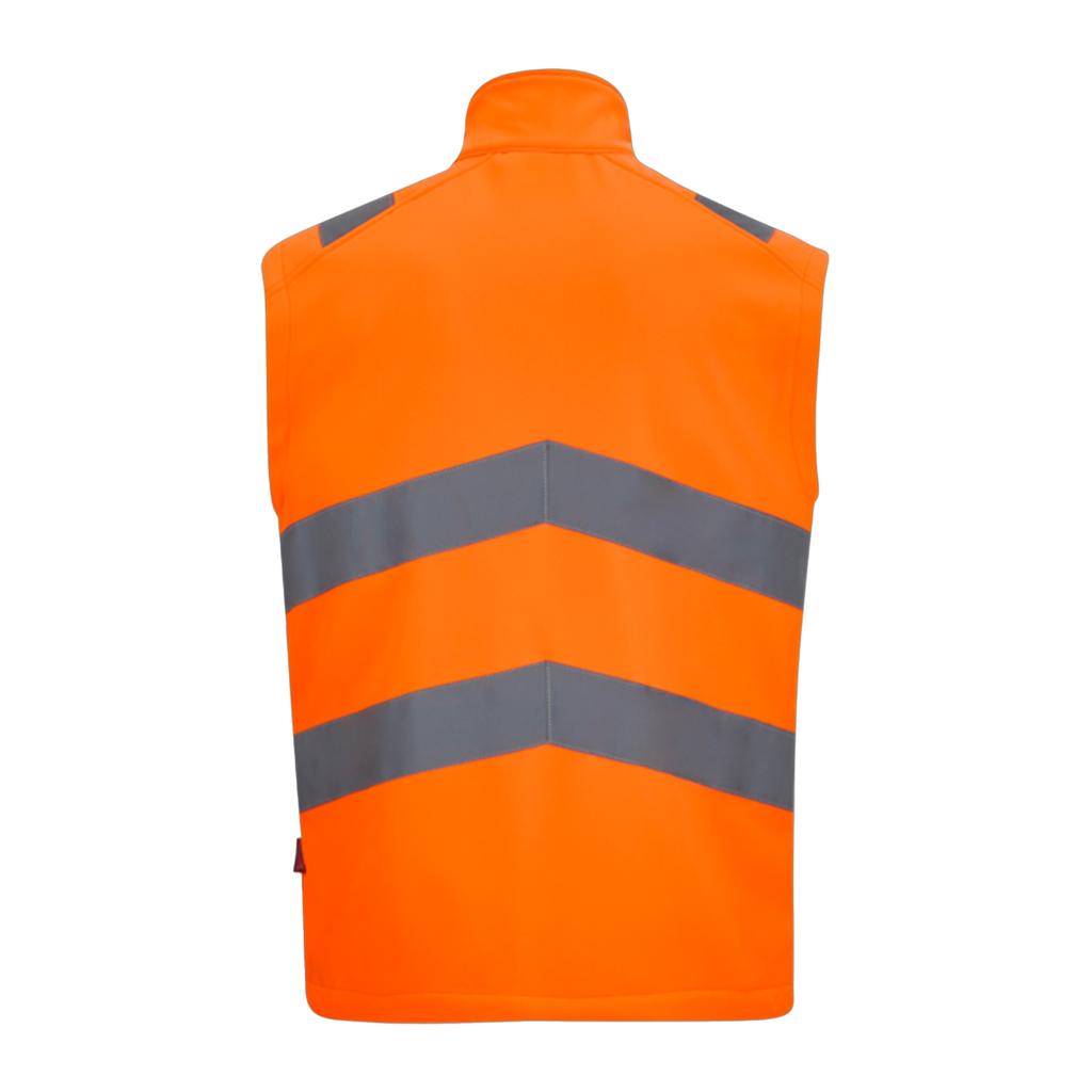 Regatta Mens Pro Contract Ablaze Soft Full Zip Hi-Vis Vest