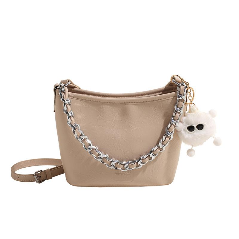 

Bag Women s New Women s Shoulder Bag Versatile Chain Portable Messenger Bag Commuter Bag хаки