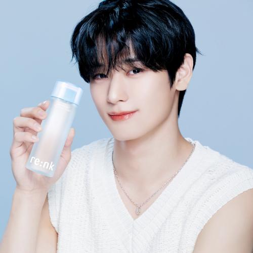 Renk [Feuchtigkeitsaufladendes Großpackungs-Set] Hyper Hyal Aufpolsternder Toner 200ml + Ampulle 100ml + Aqua Sonnencreme 50ml