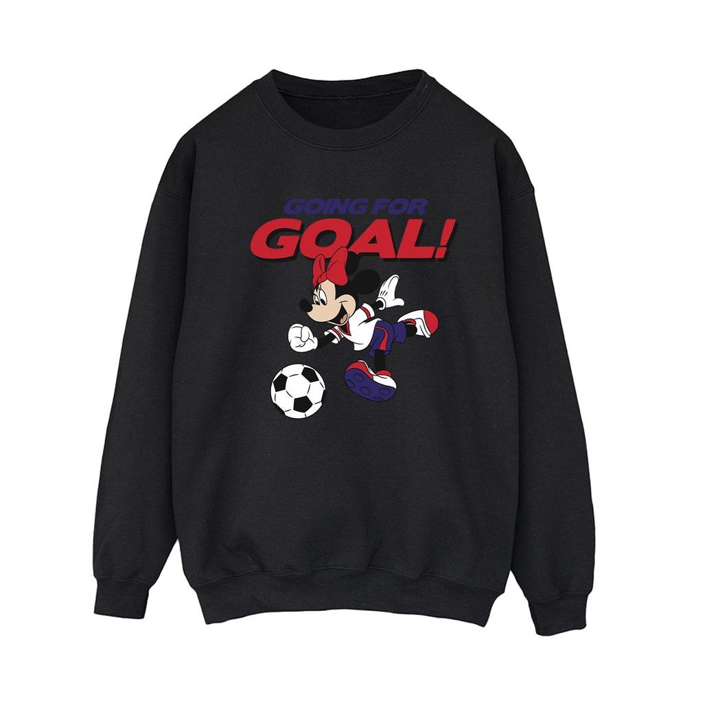 Disney Womens/Ladies Minnie Mouse Going For Goal Sweatshirt