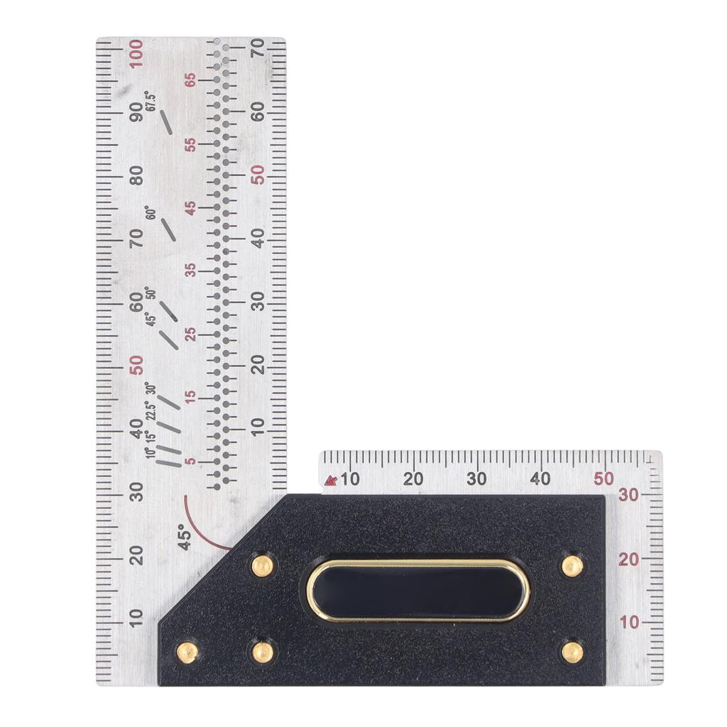 L Measurements Ruler Stainless Steel High Accuracy Carpenter Framing Ruler