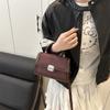 Minimalist Pu Small Handbag For Women With Zipper Pocket For Daily Use