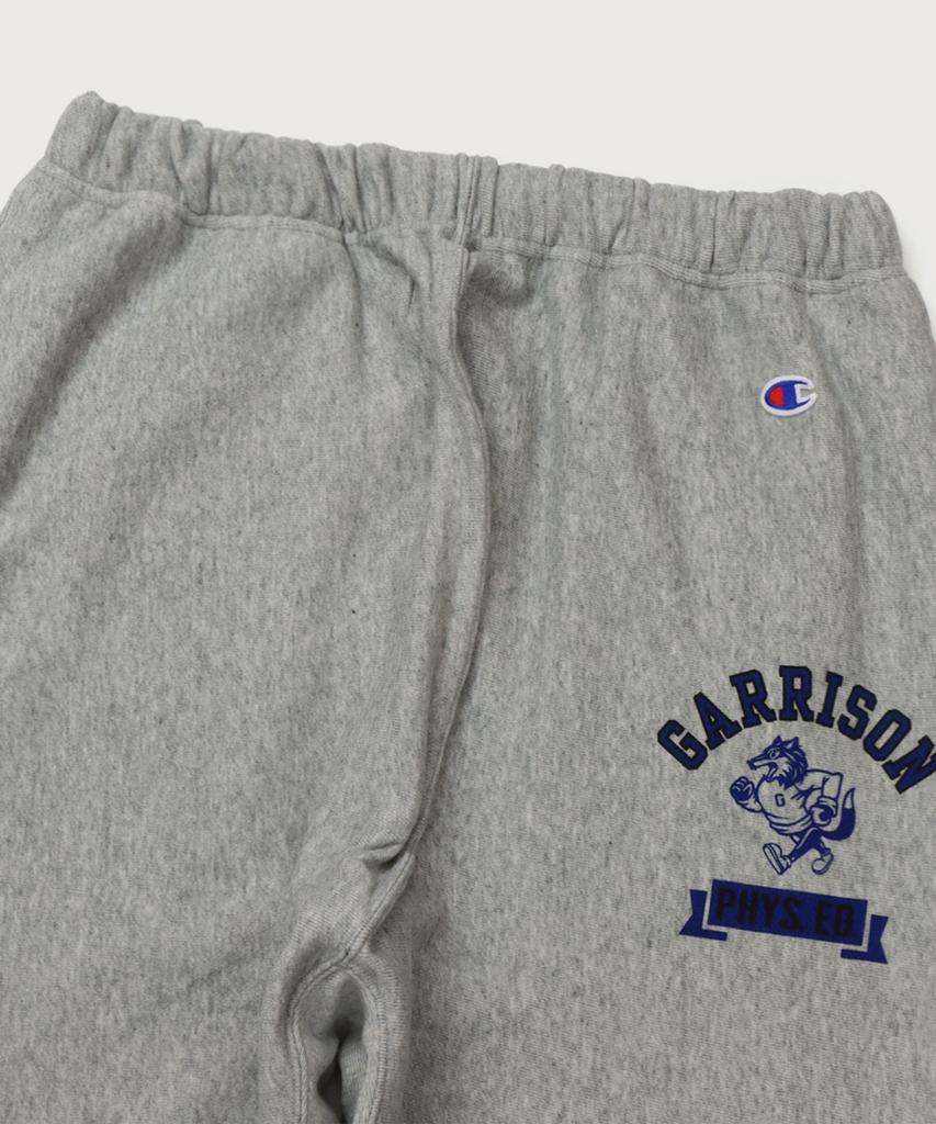 CHAMPION Reverse Weave Regular Fit Graphic Sweatpants Oxford Grey