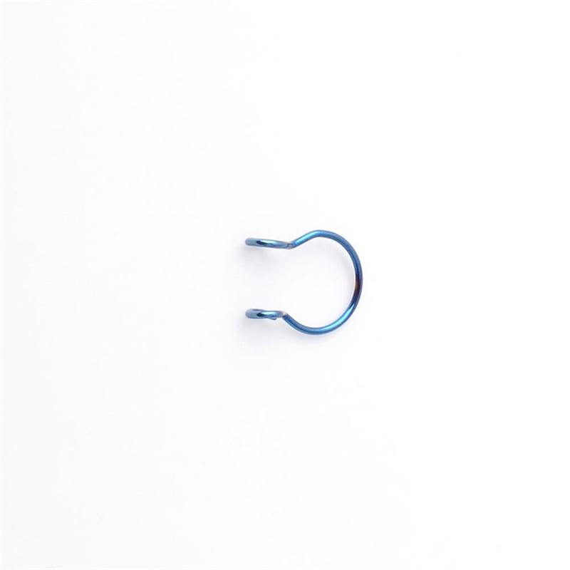 1pcs C Shaped Fake Nose Ring Hoop Septum Rings Stainless Steel Nose Piercing Fake Piercing Oreja Pircing Jewelry  Hot New