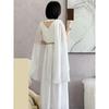 Fashion White Long Dress Women Sleeveless High End Vintage Elegant Party Dresses Vestidos Clothing