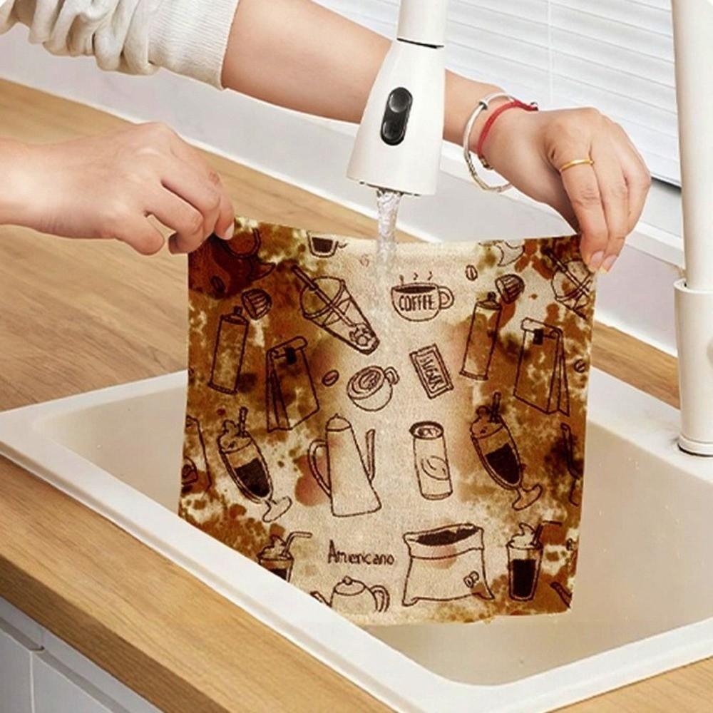 20pcs/roll Reusable Kitchen Towels High Absorbency Cleaning Rag Tear-Towel Roll Kitchen Cleaning