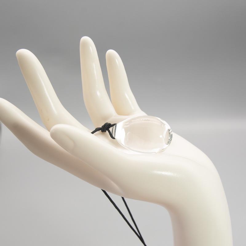 Unisex Glass Anal Plug: Beginner's Erotic Crystal Beads for Outdoor Use and SM Training