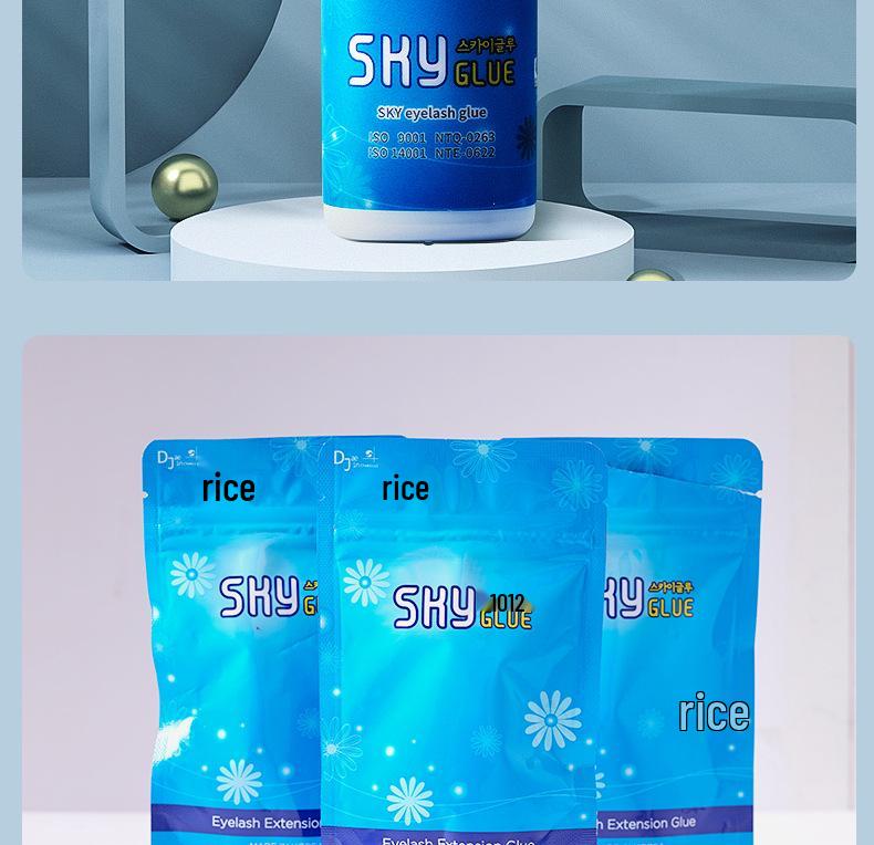 SKY S+ Korean Eyelash Extension Glue, MSDS Certified, New Date.