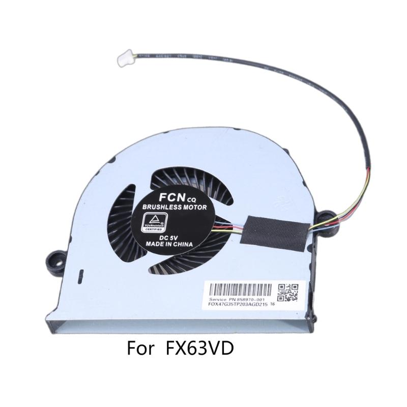 Original CPU-Lüfter DC5V 12V 0.5A Kühler für FX63V FZ63VD FX63VD FX63VD7300 GL503VD Radiatoren Lüfter