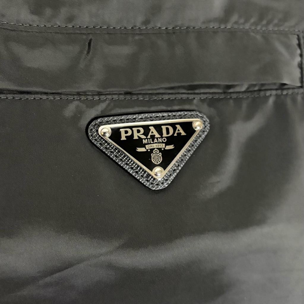 Used PRADANylon jacket black Nylon mens
