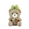 Kawaii Bow Tie Bear Plush Keychain Backpack Charm