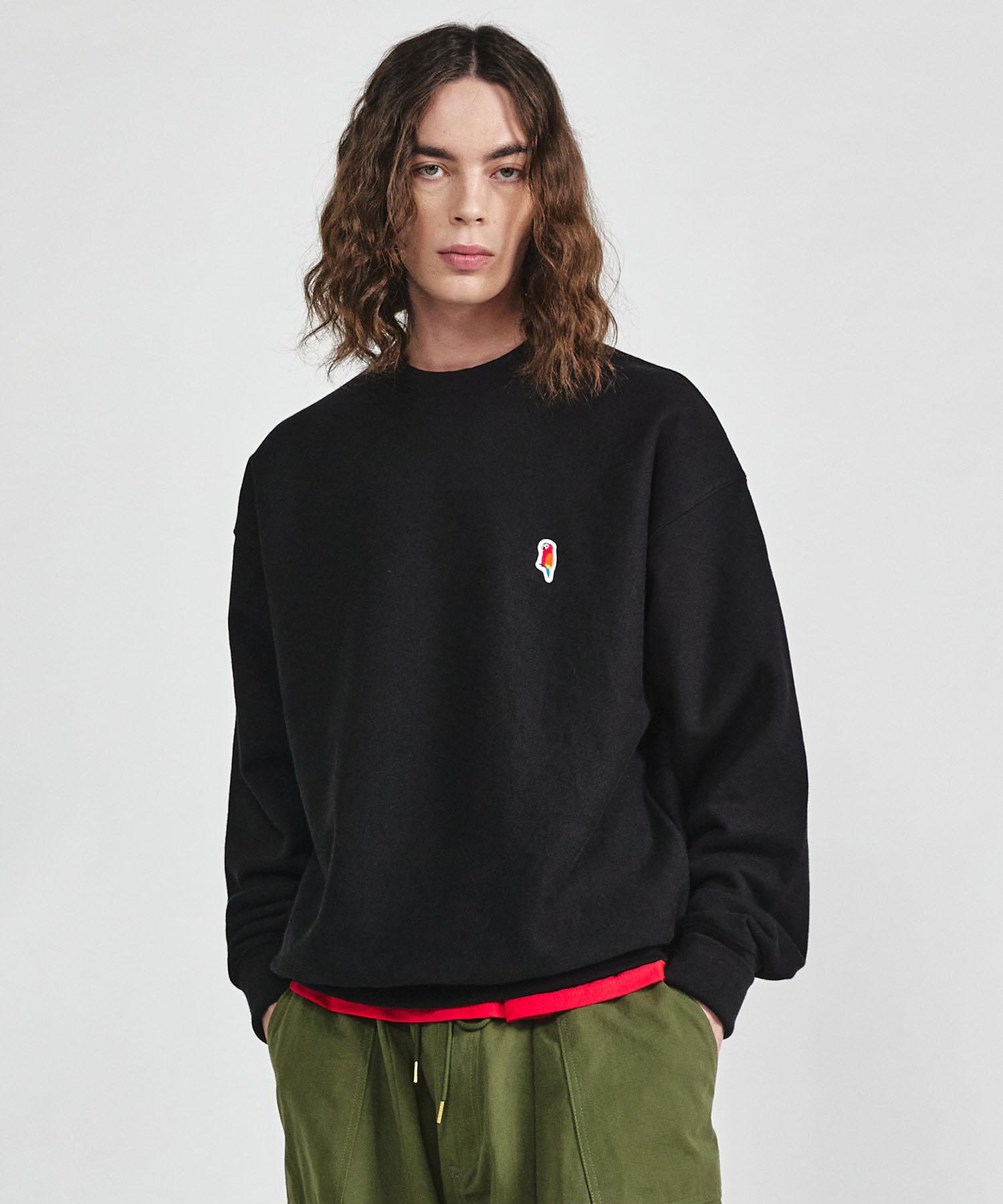 Свитшот Union Valant Попугай Черный Black/L