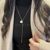Trendy brand versatile men's hip-hop niche high-end chain accessories melted cross pendant men's necklace accessories
