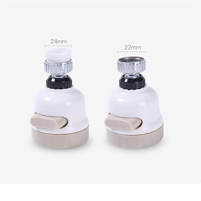 Pressurized 3 Modes Water Saving ABS Faucet Aerators Water Tap Nozzle Filter Splash-proof Faucets Bubbler for Kitchen Bathroom
