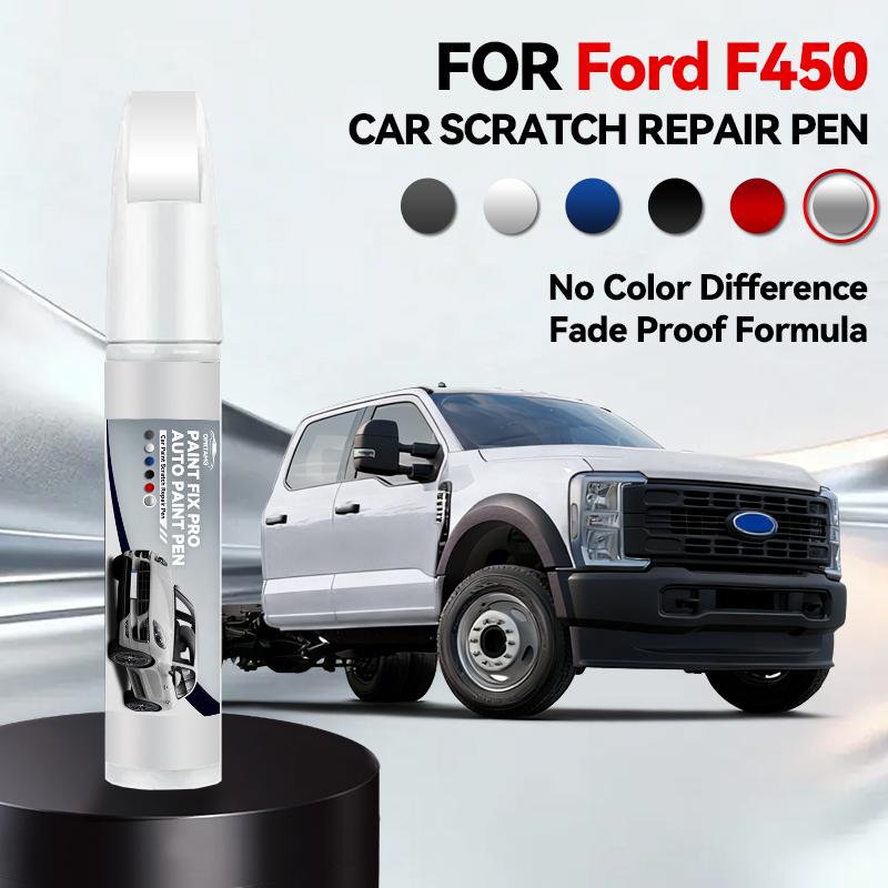 

Hot Car Dedicated For Ford F450 1990-2026 Paint Repair Pen Touch Up Scratch Remover DIY Auto Accessories Black White Silver Gray срібний