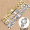 18/19/22mm/20mm Stainless Steel Luxury Strap For Rolex For Huawei GT6/5 Pro 46mm band Metal Solid Watch loop For Seiko Bracelet