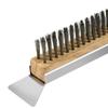 BBQ Grill & Pizza Oven Cleaning Brush with Replaceable Head for Outdoor & Kitchen Use