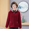 Winter New Velvet Thickened Lamb Wool Coat Women's Short Hooded Thermal Top