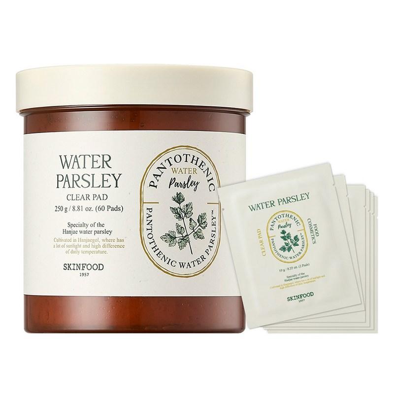 Skinfood Pantothenic Water Parsley Clear Pad Special Set 250g, 60 pads, 1 pcs