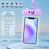 X8 Cartoon TPU Waterproof Floating Phone Case - Touchscreen Compatible for Swimming & Rafting