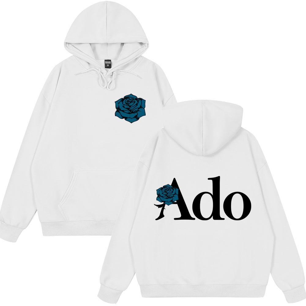 2025 Hot Sale Ado Blue Rose World Tour 2025 Hibana Hoodies Men Women Clothing Fashion Style Hooded Sweatshirts Casual Pullovers