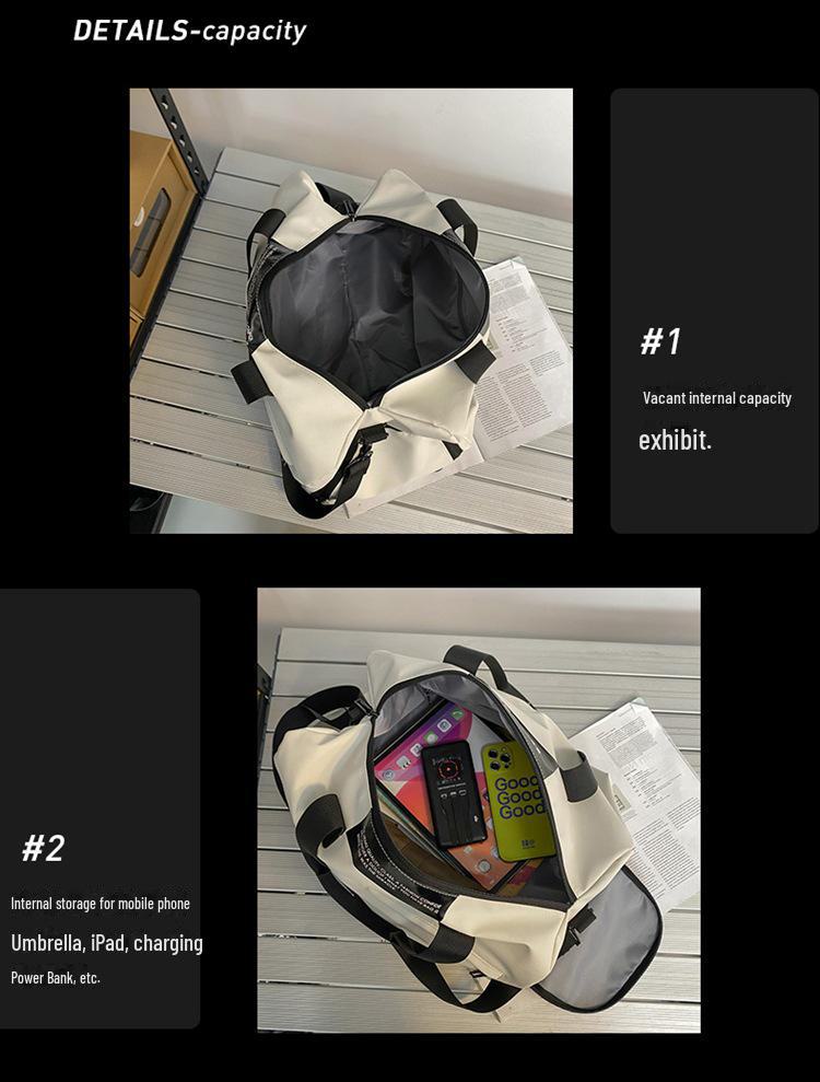 Geantă sport ușoară: Călătorii pentru studenți, Yoga, Fitness, Separare uscată/umedă, Distanță scurtă, Bagaj de mână.