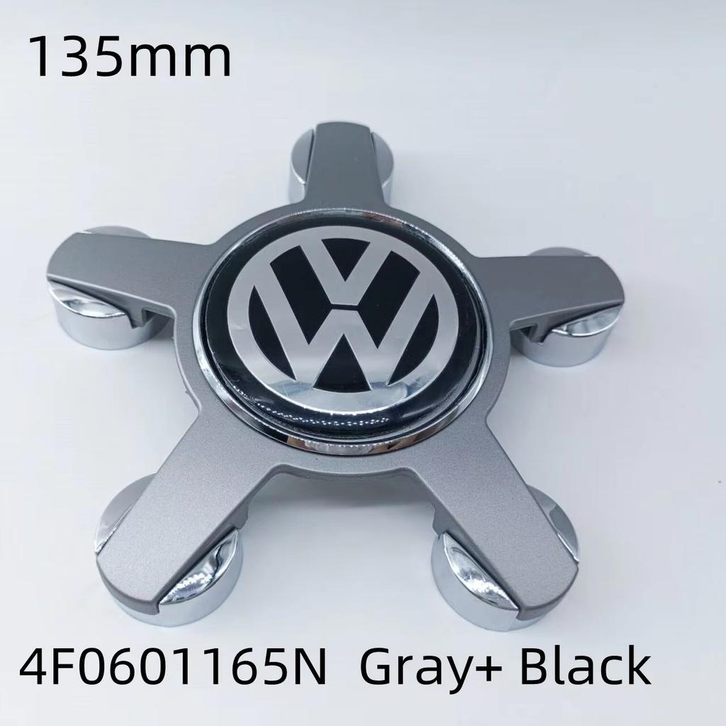For VOLKSWAGEN VW 4pcs For Volkswagen Golf Polo 135mm 4F0601165N 5Pins Car Wheel Center Caps Rim Hub Cover Hubcap Logo Badge Emb