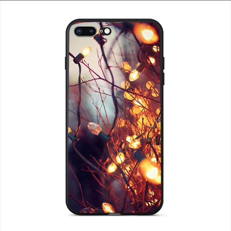 Hard  Phone Case For Iphone XS 11 Pro Max 13 12 Mini Mobile Shell SE 2020 6S 6 7 8 Plus 5S 10 X XR Winter Landscape Cover Coque