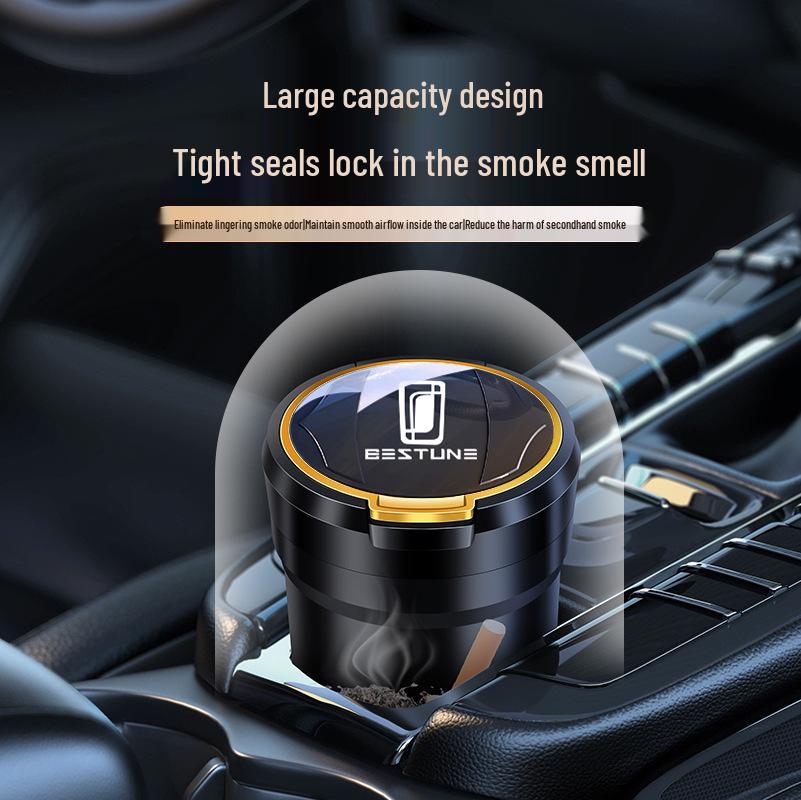 Compatible Multifunctional Ceramic Car Ashtray for Bestune Models: T99, T77, B70S, T33, E01, T55.