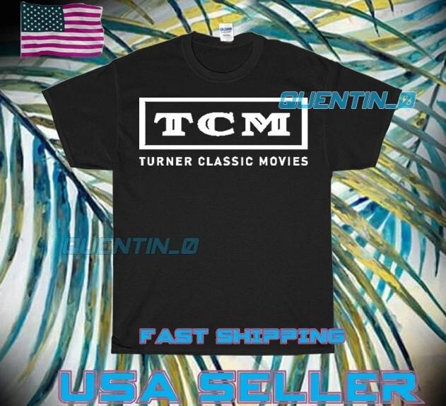 NEW Shirt PREMIUM TCM CLASSICS MOVIE TURNER LOGO T-Shirt FUNNY UNISEX SIZE S-5XL 2XL
