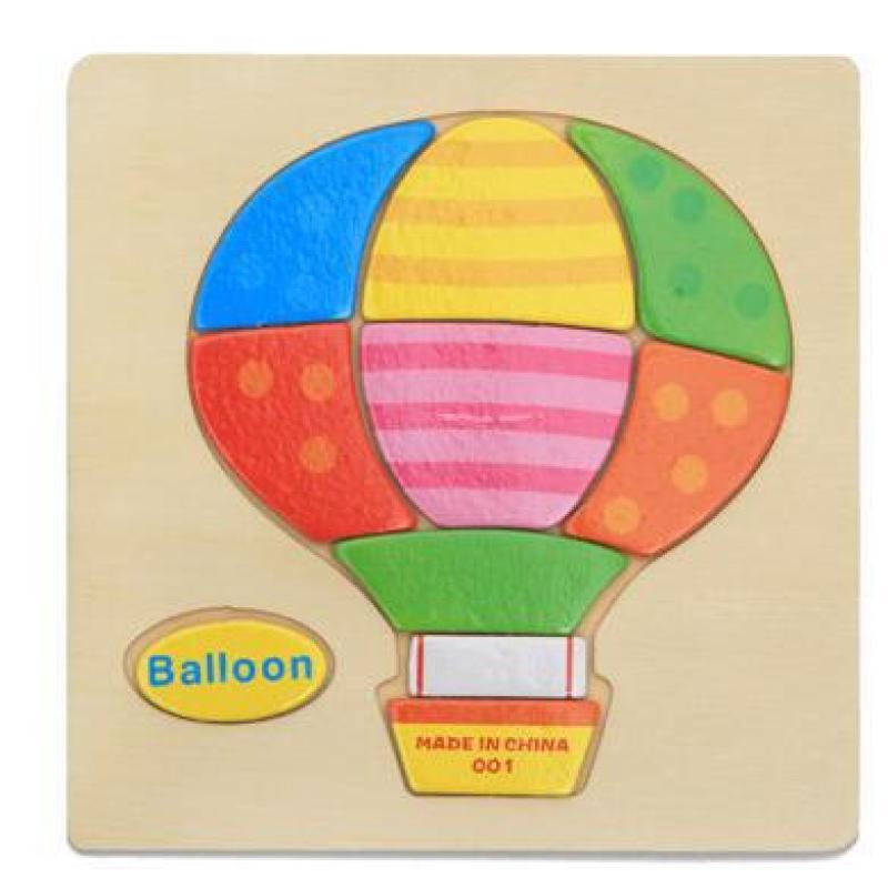 Wooden Puzzle Toy Children Building Blocks Cartoon Animal Boys Girls Early Childhood Toys