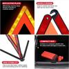 3 Pack Emergency Warning Triangles, Roadside Safety Triangle with Reinforced