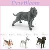 Model realist de câine de companie din PVC 5 Variante Prezentând Basset Hound, Dog German și Labrador
