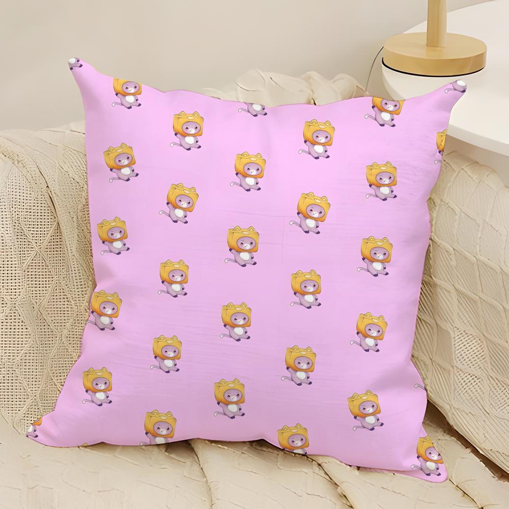 Comic Anime M-Mermaid Melody Pichi Pichi Pitch 4 Pillow Case Natural Linen Double-Sided Printing Sofa Home Decor Cushion Cover