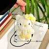 Plush Kawaii KT Keychain Cute  Pendant Backpack Hanging Charms Keyring Accessories Birthday Gift Toys