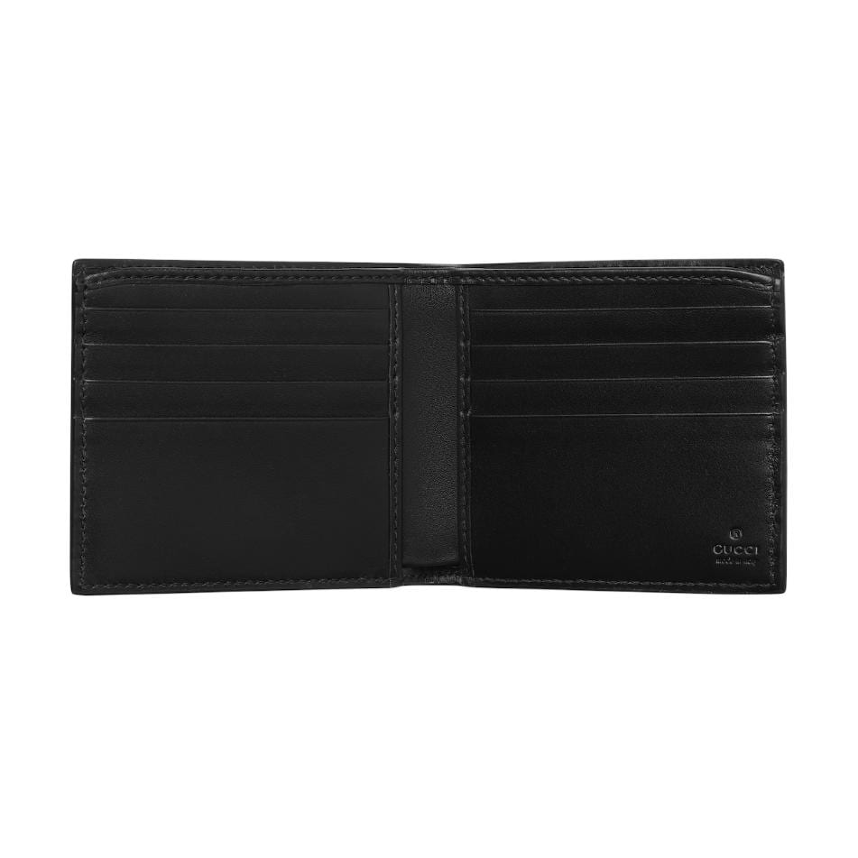 Gucci GG Emblem Cow Leather Wallet Men's Black 850175-AAFDV-1000