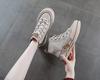 Retro handmade first-layer cowhide zipper high-top little white shoes women's 2025 new spring and autumn versatile leather casual board shoes